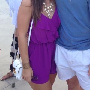 Purple romper